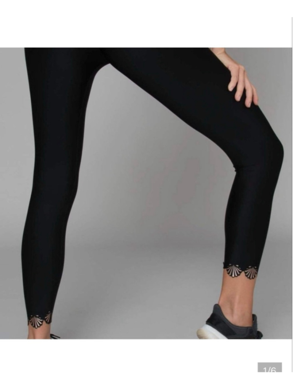 Ultracor Sprinter High Siren Scalloped Legging Gold RARE- Size Medium